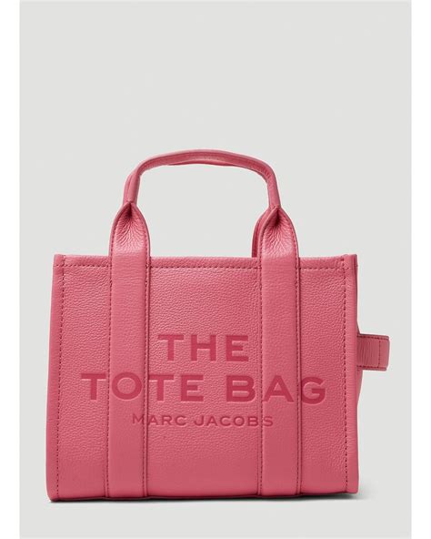 Marc Jacobs Leather The Mini Tote Bag in Pink | Lyst