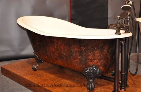 57" Rolled Rim Cast Iron Clawfoot Tub | Classic Clawfoot Tub