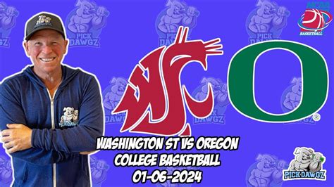 Washington State vs Oregon 1/6/24 Free College Basketball Picks and ...