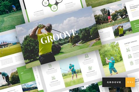 Groove - Golf Club Google Slides Template by StringLabs on Envato Elements