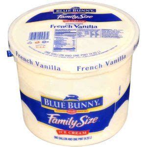 Walmart: Wells' French Vanilla Blue Bunny Ice Cream, 1 gal | Blue bunny ice cream, French ...