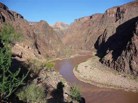 A picture I took hiking out of Phantom Ranch toward the South Kaibab and Bright Angel Trails ...