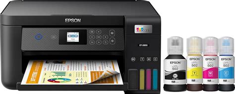 Epson EcoTank ET-2850 Wireless Color All-in-One Cartridge-Free ...