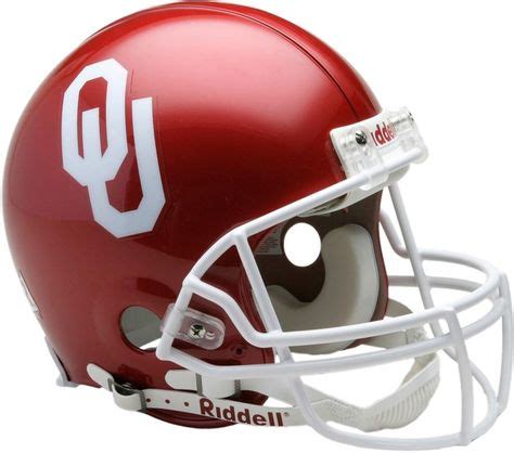 Oklahoma Sooners Revolution VSR4 Full-Size Authentic Football Helmet ...