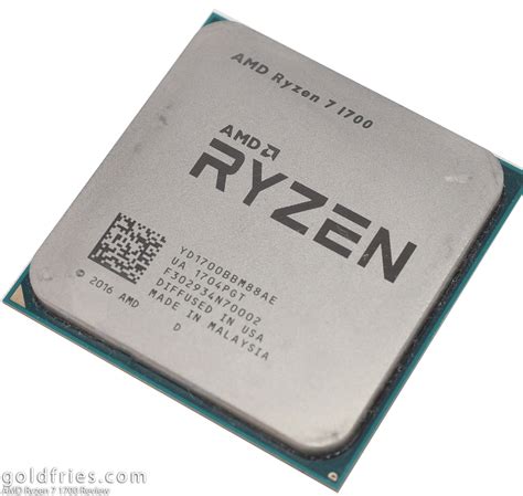 AMD Ryzen 7 1700 Review – goldfries