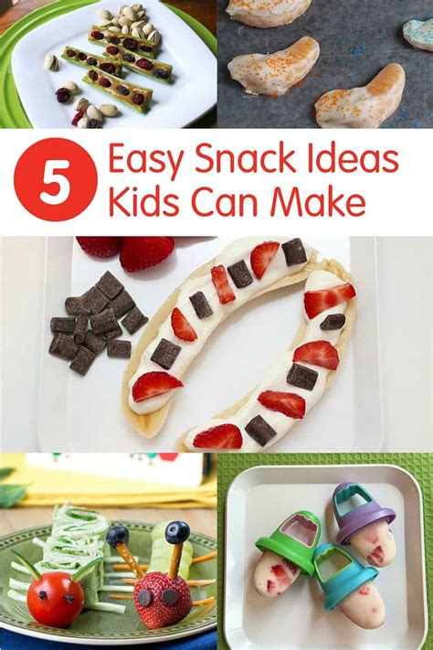 5 Easy Snack Recipes Kids Can Make | Healthy Family Project