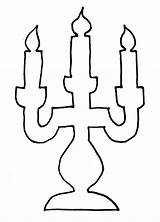 Candelabra Coloring Pages sketch template
