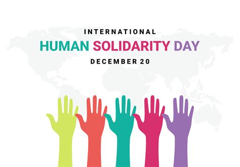 International human solidarity day background celebrated december 20. 14484702 Vector Art at ...