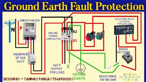 Ground Earth Fault Protection System - YouTube