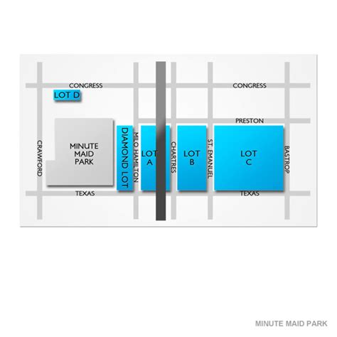 Minute Maid Park Parking - Minute Maid Park Parking Map | Vivid Seats