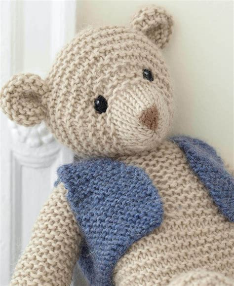 Classic Brown Teddy Bear | Knitting Patterns | Let's Knit Magazine | Teddy bear knitting pattern ...