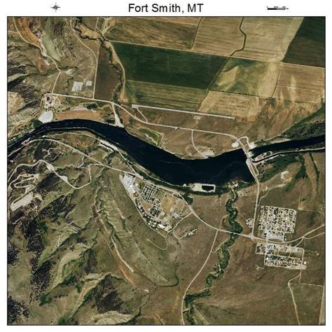 Fort Smith, MT air photo map via www.landsat.com | Photo maps, Air photo, Fort smith