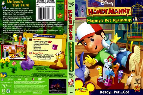 DVD Menu Walkthroughs: Handy Manny - Manny's Pet Roundup : Playhouse Disney : Free Download ...