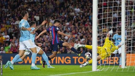 Barcelona 1-0 Celta Vigo: Pedri scores winner as Xavi's side return to summit - BBC Sport