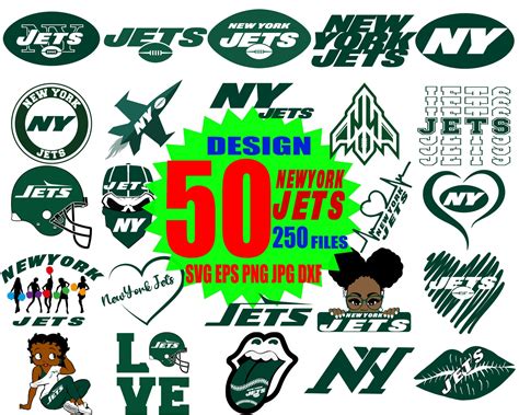 New York Jets SVG file Jets logo SVG files bundle Nfl team | Etsy