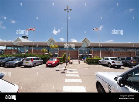 Jersey Airport Departures The Channel Islands Stock Photo - Alamy