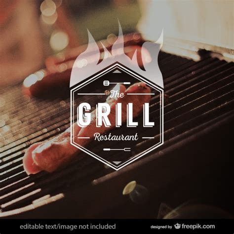 Grill logo | Free Vector