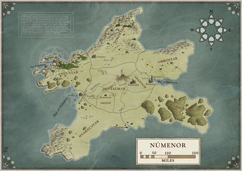 numenor-lord-of-the-rings-map - Darksword Armory