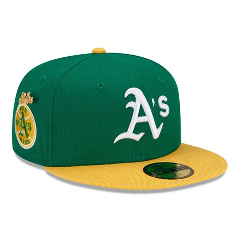 Official New Era Oakland Athletics '73 MLB Logo History Green 59FIFTY ...