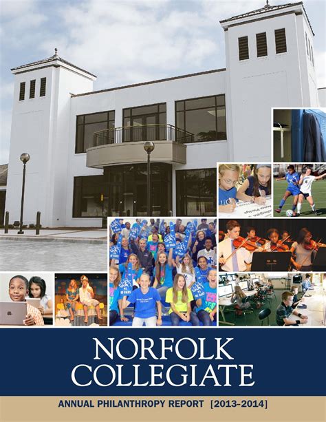 Norfolk Collegiate Annual Philanthropy Report 2013-2014 by Norfolk ...