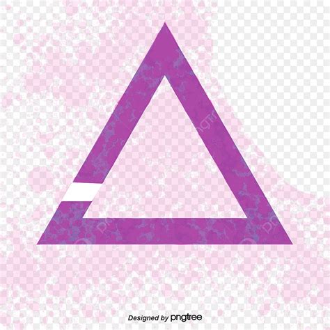 Purple Triangle PNG Image, Purple Triangle, Triangle Clipart, Purple ...