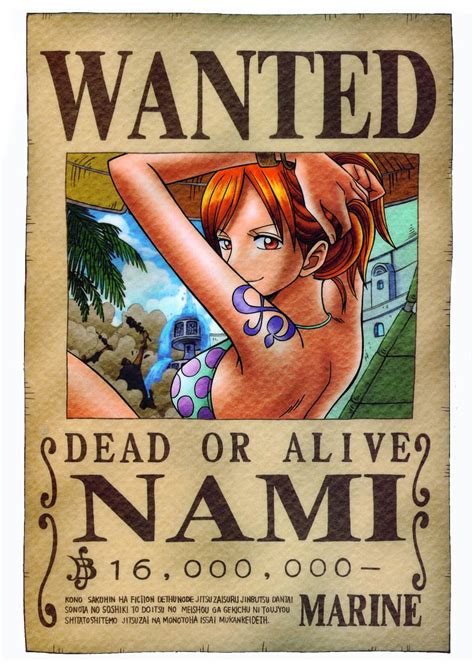 NARUTO : Bounty Nami San One Piece, nami bounty HD phone wallpaper | Pxfuel