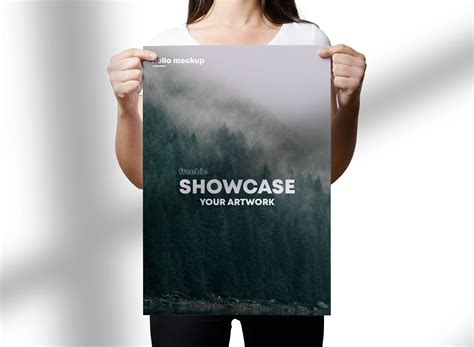 Holding A3 Flyer Free Mockup - PixelsDesign | Flyer mockup psd, Poster mockup, Free mockup