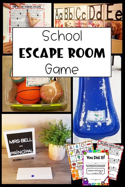 School Escape Room Puzzles