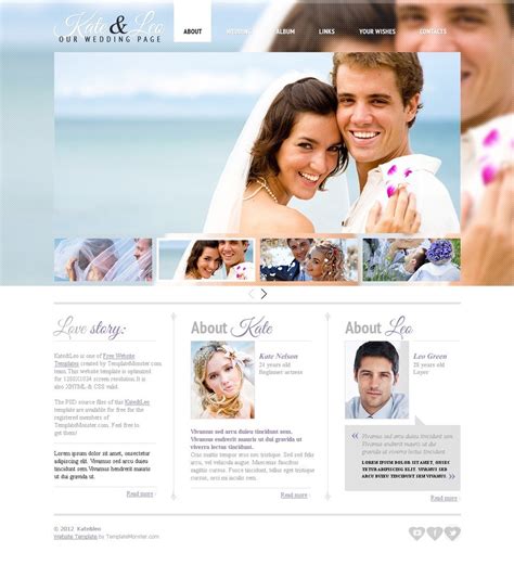 Wedding Website Story Template