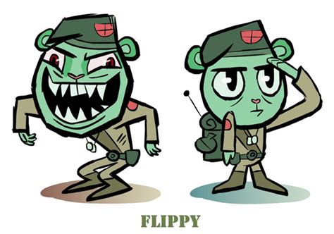 Image - Good and Evil Flippy.png | Happy Tree Friends Wiki | Fandom ...