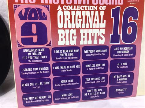 Vintage MOTOWN Records Hits Volume 1 & 9 Various Artists - Etsy