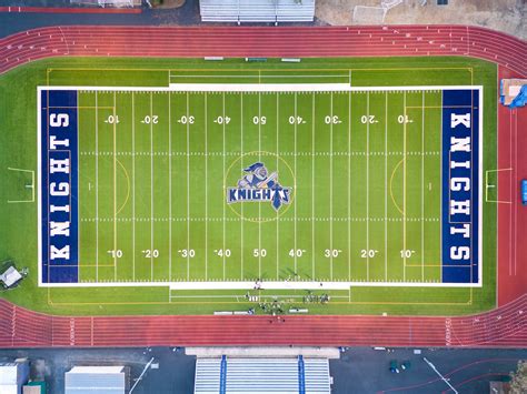 Birds Eye View of a Football Field · Free Stock Photo