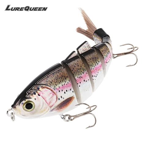 17cm 67g New Large Fishing Lures 6 Multi Jointed Bait Wobbler Crankbait Saltwater Swimbaits Hard ...