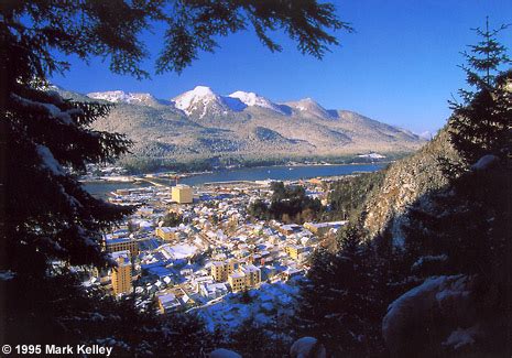 Downtown Juneau in Winter from Mt. Roberts Trail, Alaska – Image 2292 | Mark Kelley