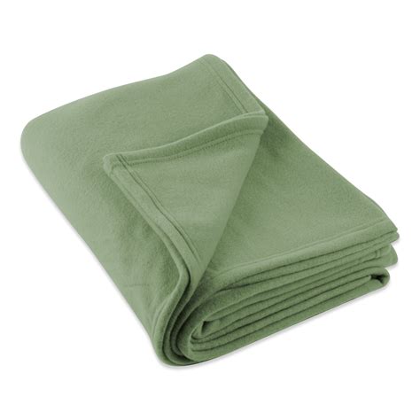 9' Olive Green Fleece Blanket - Walmart.com - Walmart.com