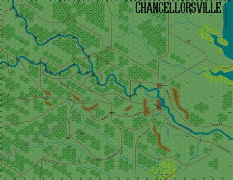 Battle Of Chancellorsville Map - Chancellorsville Battle Map With All Three Days Battle Archives ...