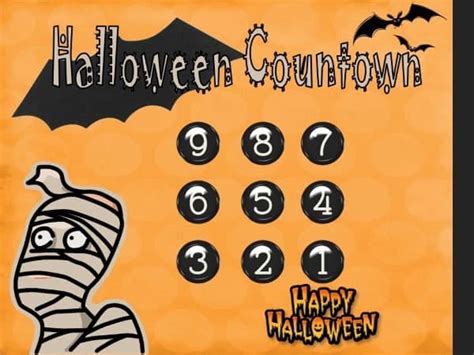 FREE Halloween Countdown Calendar | Instant Download