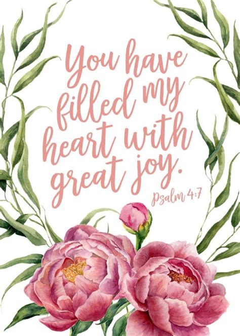 You have filled my heart with great joy – Psalm 4:7 – Seeds of Faith