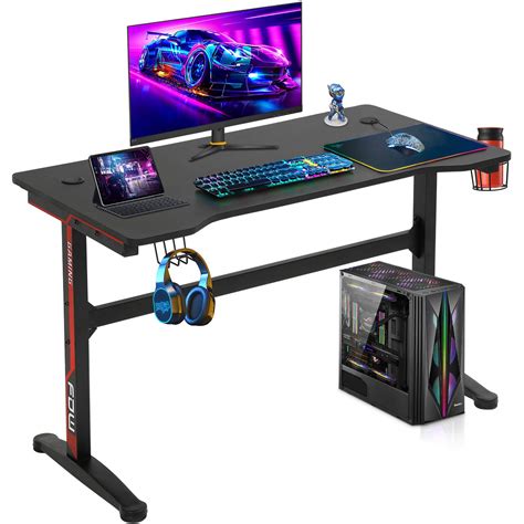 Buy FDW 47/55 Inch Computer Desk Gaming Desk Writing Desk Office Desk Student PC Desk Extra ...