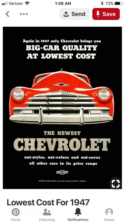 Pin by G-man on Chevy Cars | Sign image, Vintage ads, Big car