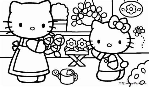 Free Hello Kitty Coloring Page, Download Free Hello Kitty Coloring Page png images, Free ...