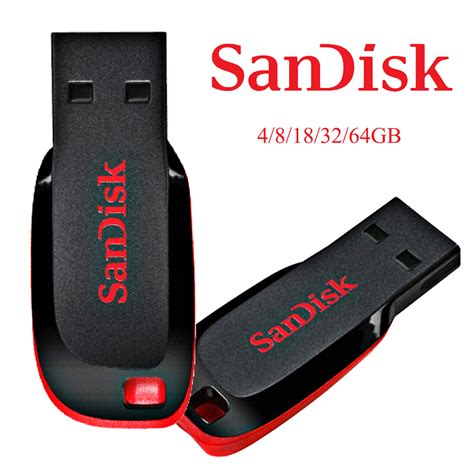 Sandisk SDCZ50 64/32/16/8/4GB USB 2.0 Flash Memory Stick Key Drive Disk ...