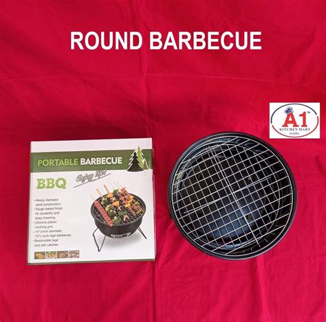 Charcoal Grill BLACK ROUND BARBECUE, For Hotel at Rs 594 in Mumbai | ID: 25852420197
