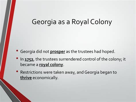 Georgia: Trustee Colony - ppt download