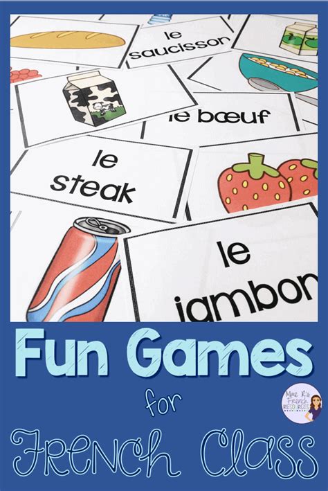 Fun French games for the classroom - Mme R's French Resources