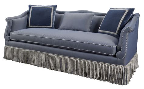 Bullion Fringe Sofa | Baci Living Room