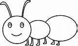 Cute ant coloring Page Free clip Art  Insect Pages Coloring sketch template