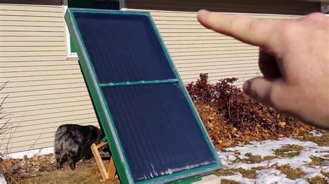 Pop Can Solar Heater - Do It Yourself - DIY solar heater for house - YouTube