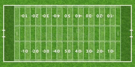 American Football Field. With Line and Grass Texture, vector ...