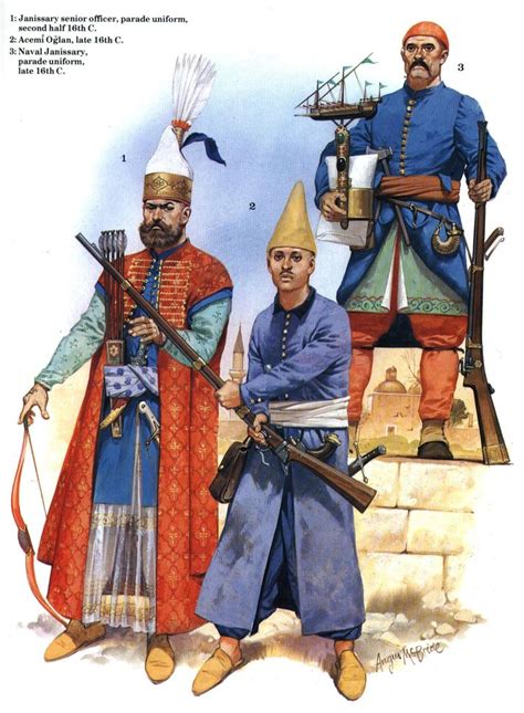 Ottoman Soldiers, 16th Century | Военное искусство, Историческое искусство, Османская империя